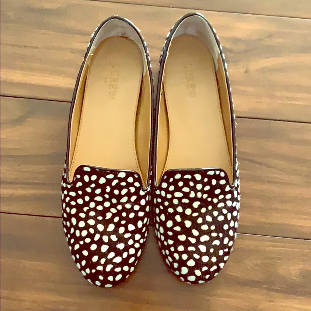 Jcrew Calf Hair Loafers